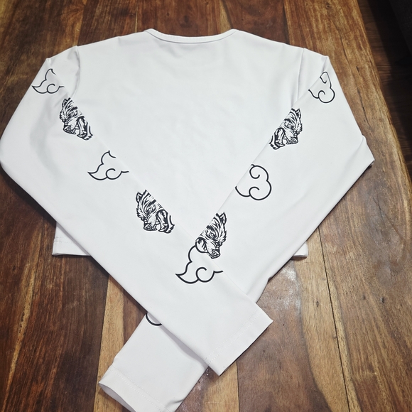 Darc Sport Women's White Cropped Longsleeve - Picture 4 of 4